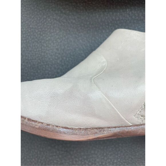 Patricia Nash Carla Women Shoes Ankle Bootie Bone Leather - Picture 4 of 7